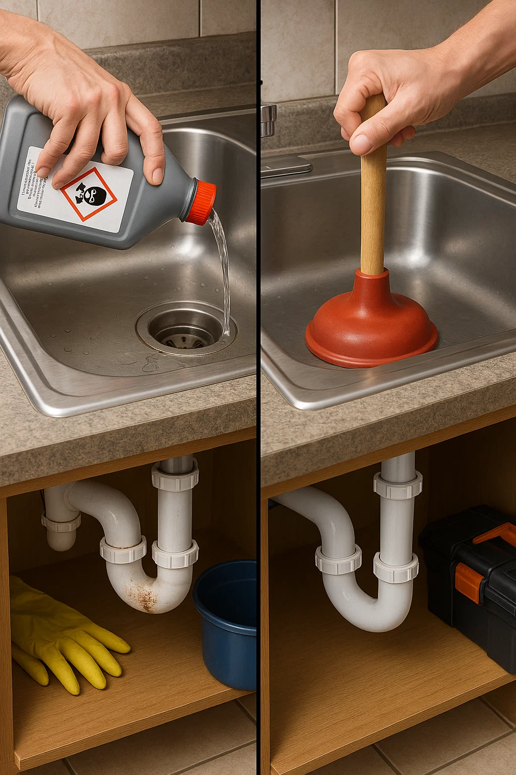 Read more about the article DIY Drain Cleaning Hacks: What Works, What Doesn’t, and What Could Ruin Your Pipes